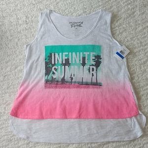 Mighty Fine Infinite Summer Palm Trees Tank XL